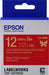 EAN 8715946619583 - Epson LK-4RKK cinta para impresora de etiquetas Oro sobre rojo imagen 1