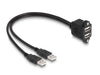 EAN 4043619881055 - DeLOCK 88105 cambiador de género para cable 2 x USB Type-A imagen 1