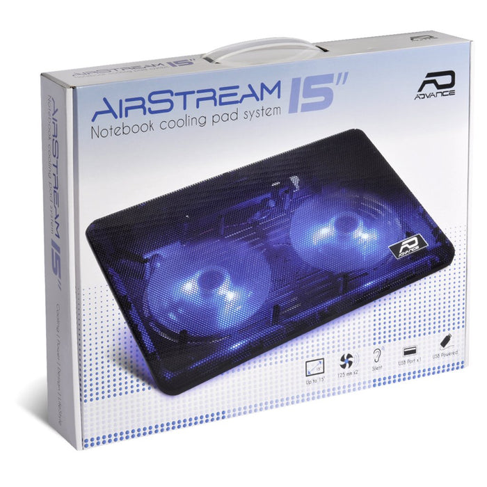 EAN 3700104426016 - ADVANCE AirStream 15" almohadilla fría 38,1 cm (15") 1500 RPM Negro imagen 6