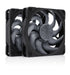EAN 9010018100778 - Noctua NF-A12x25 G2 PWM Sx2-PP chromax.black Carcasa del ordenador Ventilador 12 cm Negro 2 pieza(s) imagen 1