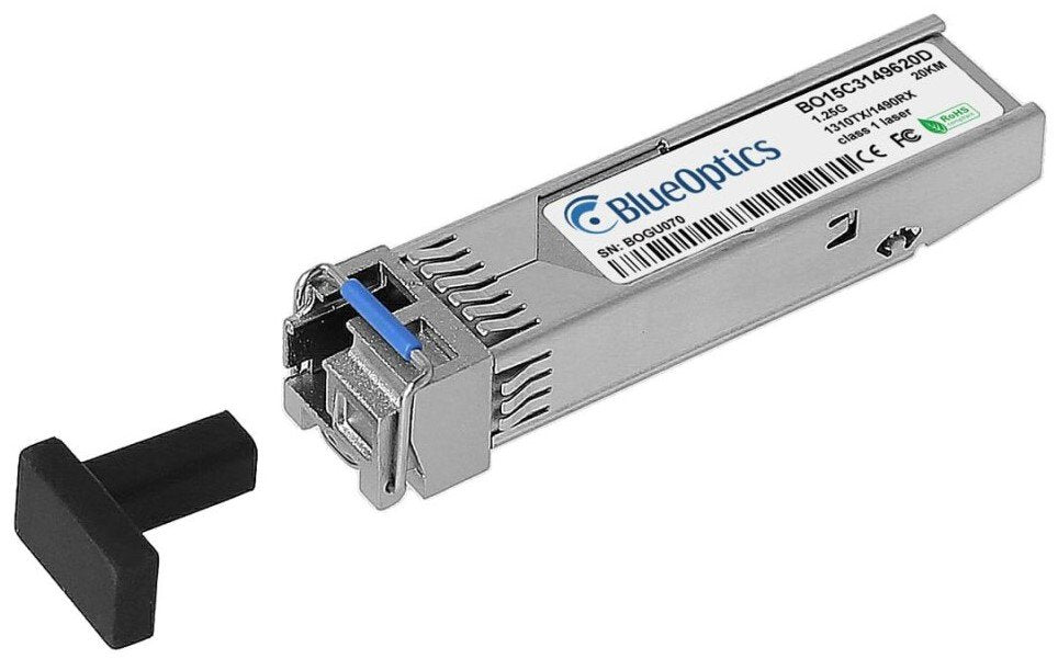 EAN 4063232249056 - BlueOptics SFP-BXU34-20KM-PT-BO red modulo transceptor Fibra óptica 1250 Mbit/s imagen 4