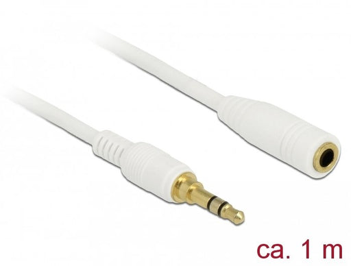 EAN 4043619855773 - DeLOCK 85577 cable de audio 1 m 3,5mm Blanco imagen 1