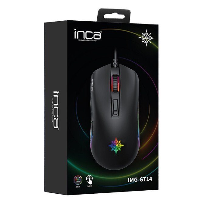 EAN 8681949012402 - Inca IMG-GT14 ratón Juego mano derecha USB tipo A 3600 DPI imagen 4