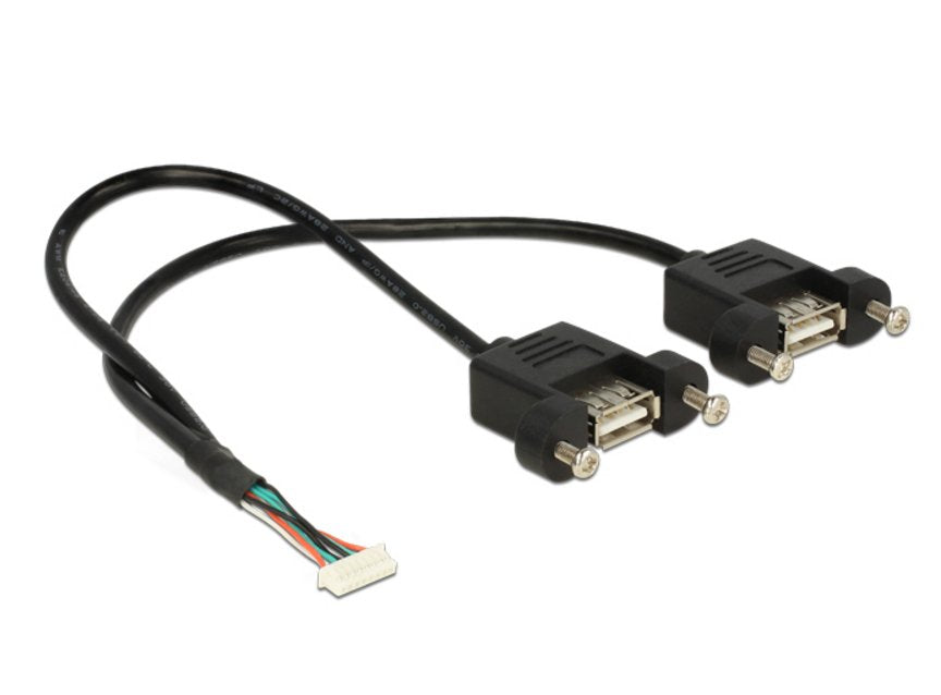 EAN 4043619848393 - DeLOCK 84839 cable USB USB 2.0 0,25 m 2 x USB A Negro imagen 1