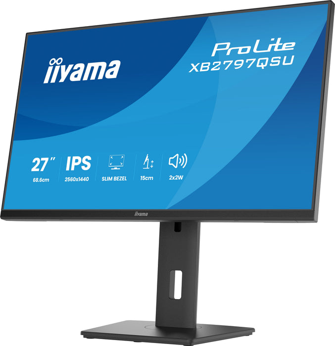 EAN 4948570125876 - iiyama ProLite XB2797QSU-B1 pantalla para PC 68,6 cm (27") 2560 x 1440 Pixeles Quad HD LED Negro imagen 11