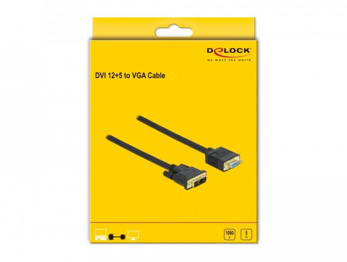 EAN 4043619867554 - DeLOCK 86755 adaptador de cable de vídeo VGA (D-Sub) Negro imagen 3