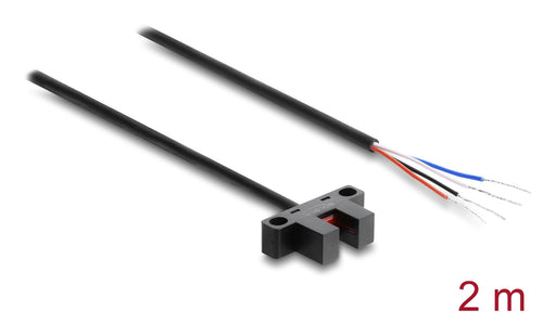 EAN 4043619918652 - DeLOCK 91865 sensor fotoeléctrico Negro Policarbonato (PC), Acrilonitrilo butadieno estireno (ABS) imagen 1
