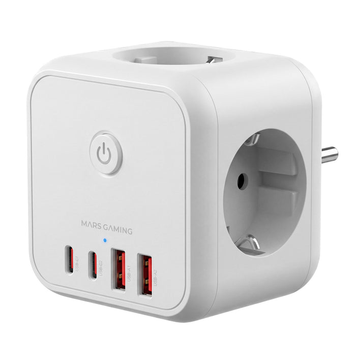 EAN 8435693114062 - Mars Gaming MDCUBE20W cargador de dispositivo móvil Blanco imagen 1