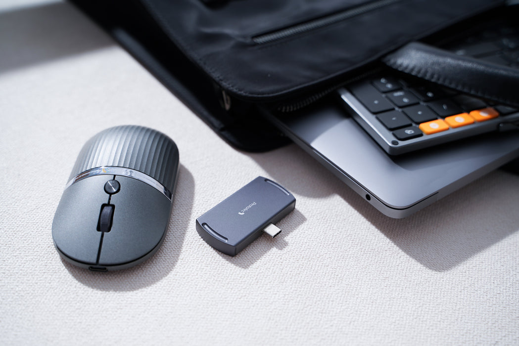 EAN 6931446901153 - ProtoArc HubMouse ratón Oficina Ambidextro Bluetooth + USB Type-C Óptico 2400 DPI imagen 3