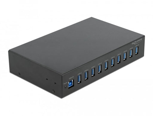 EAN 4043619641123 - DeLOCK 64112 hub de interfaz USB 3.2 Gen 1 (3.1 Gen 1) Type-B 5000 Mbit/s Negro imagen 1