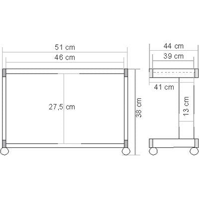 EAN 7611990120741 - ROLINE Mini Printer Table imagen 3