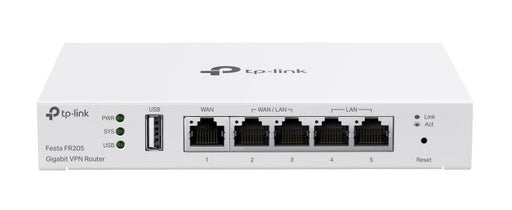 EAN 8885020621525 - TP-Link Festa FR205 router 10 Gigabit Ethernet, 100 Gigabit Ethernet, Gigabit Ethernet Blanco imagen 1