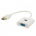 EAN 5901986044482 - Savio CL-27B adaptador de cable de vídeo 0,1 m HDMI tipo A (Estándar) VGA (D-Sub) Blanco imagen 1