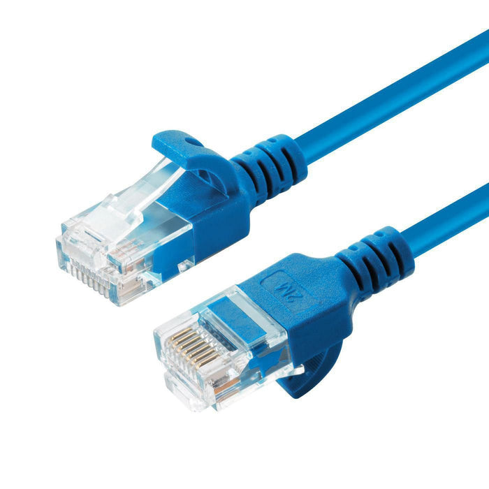 EAN 5715063036600 - Microconnect V-UTP6A15B-SLIM cable de red Azul 15 m Cat6a U/UTP (UTP) imagen 1