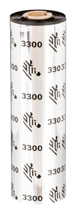 EAN 8596375178540 - Zebra 3300 Wax/ Resin cinta térmica 74 m Negro imagen 1