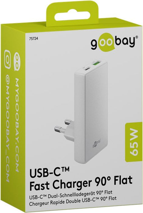 EAN 4040849757242 - Goobay 75724 cargador de dispositivo móvil Universal Blanco Corriente alterna Carga rápida Interior imagen 3