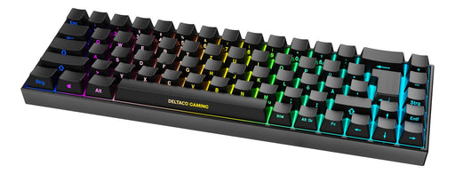 EAN 7333048053602 - Deltaco Gaming GAM-100-DE teclado Juego USB + RF Wireless + Bluetooth QWERTZ Alemán Negro imagen 1