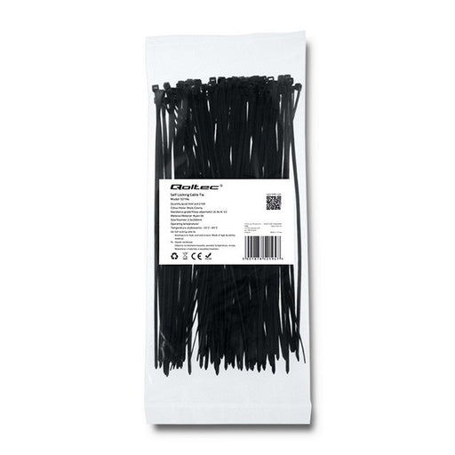 EAN 5901878521947 - Qoltec 52194 presilla Brida tipo escalera Nylon Negro 100 pieza(s) imagen 1