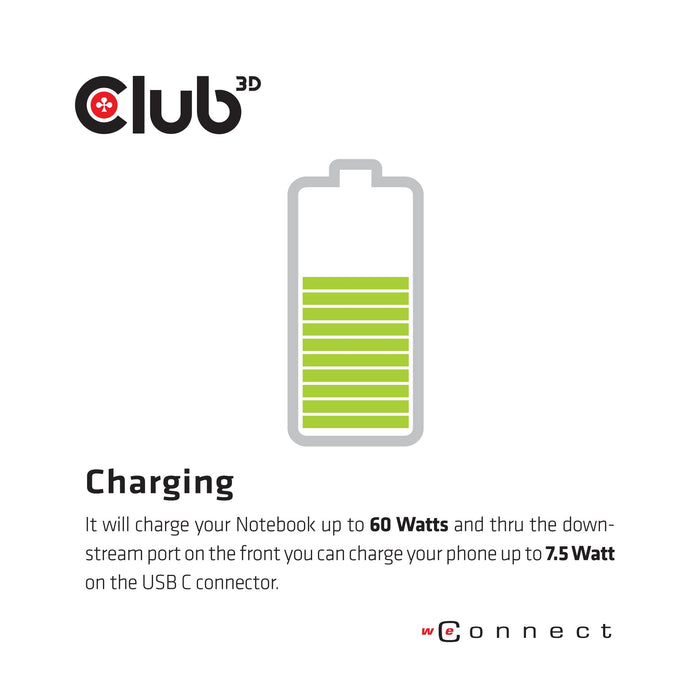 EAN 8719214471293 - CLUB3D CSV-1562 base para portátil y replicador de puertos Acoplamiento USB 3.2 Gen 1 (3.1 Gen 1) Type-C  imagen 10