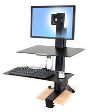 EAN 698833022209 - Ergotron WorkFit-S, Single HD with Worksurface+ Negro Carro para administración de tabletas imagen 1