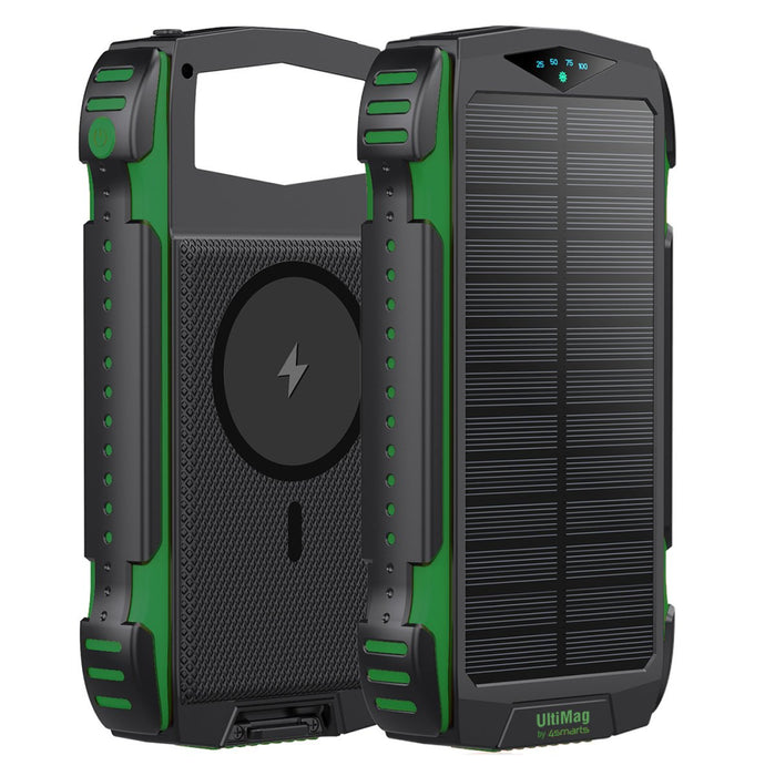 EAN 4252011904228 - 4smarts UltiMag Polímero de litio 20000 mAh Cargador inalámbrico Negro, Verde imagen 2