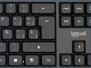 EAN 8435364320563 - iggual CK-OFFICE-105T teclado Hogar / Oficina QWERTY Español imagen 4