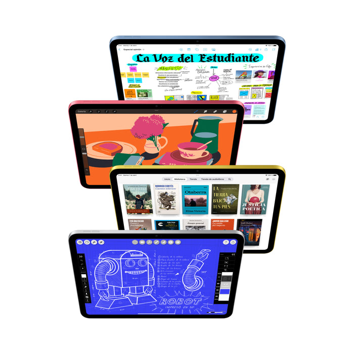 EAN 0195950087697 - Apple iPad 256 GB 27,9 cm (11") Wi-Fi 6 (802.11ax) iPadOS 18 Amarillo imagen 3