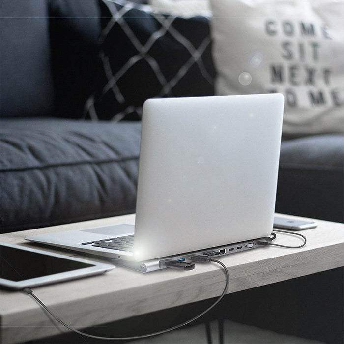 EAN 4052792062847 - LogiLink UA0373 base para portátil y replicador de puertos Alámbrico USB 3.2 Gen 1 (3.1 Gen 1) Type-C Alu imagen 8