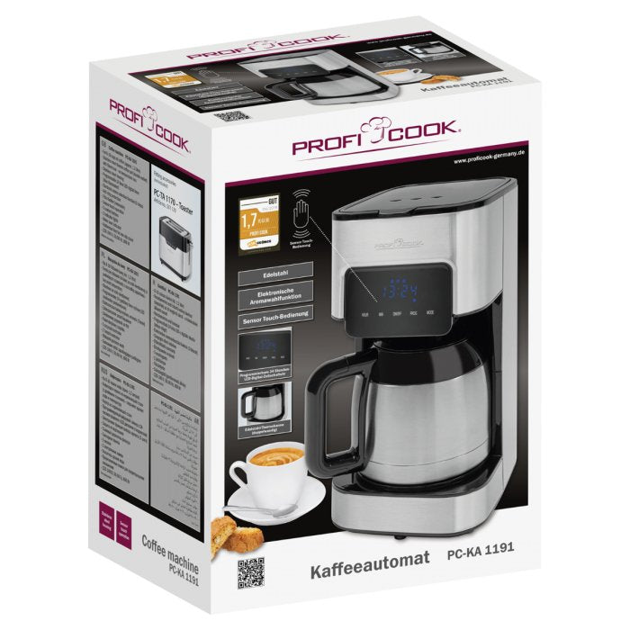 EAN 4006160119107 - ProfiCook PC-KA 1191 Semi-automática Cafetera de filtro 1,2 L imagen 3