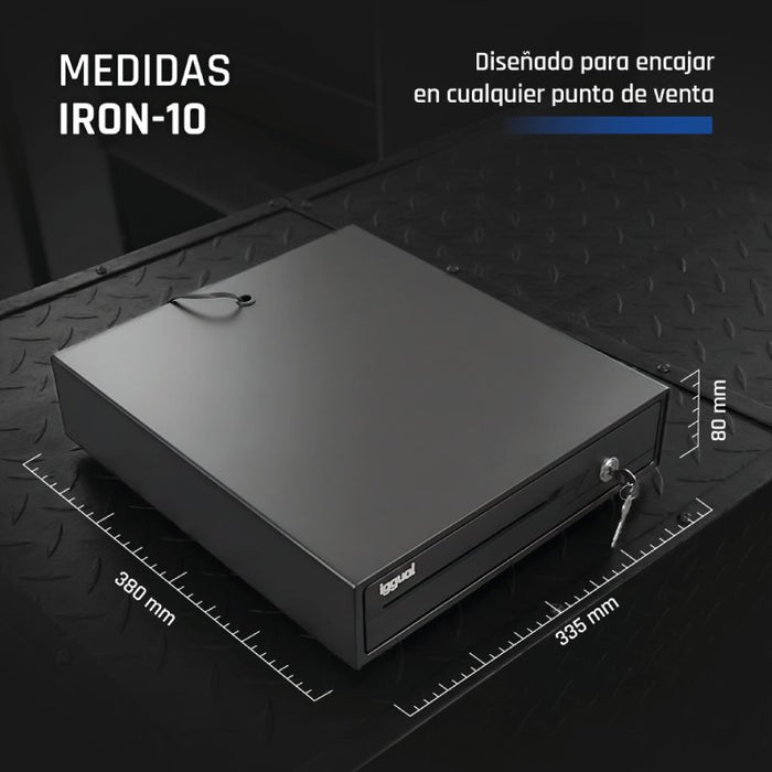 EAN 8435364316368 - iggual IRON-10 Cajón de efectivo automático y manual imagen 9
