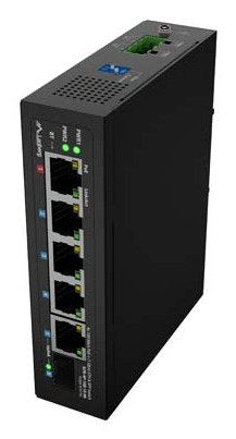 EAN 5901969447354 - Lanberg ILFE-4P-1GE-1S-90 switch No administrado Fast Ethernet (10/100) Energía sobre Ethernet (PoE) 1U N imagen 2