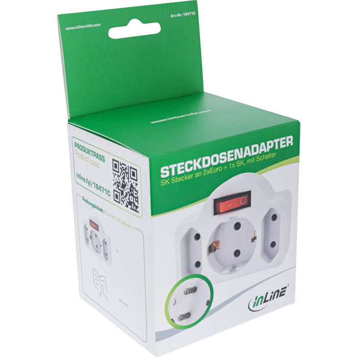EAN 4043718334278 - InLine 16471C base múltiple Blanco imagen 4