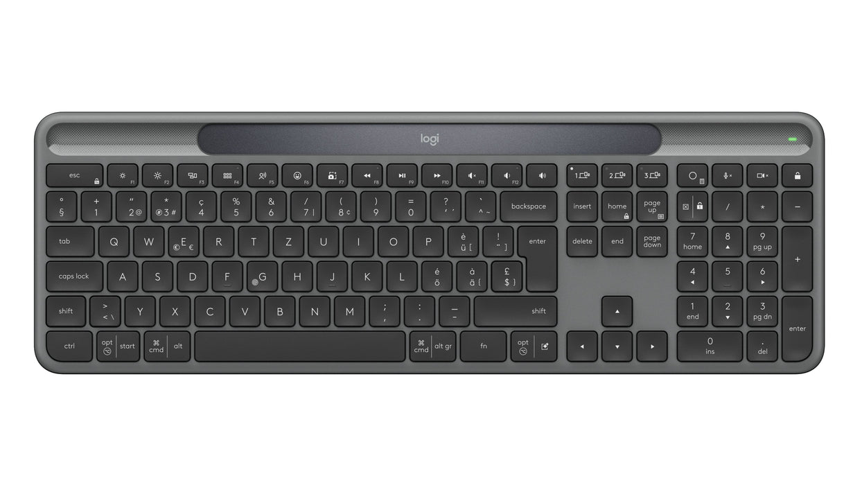 EAN 5099206132337 - Logitech Signature Slim Solar + K980 teclado Universal RF Wireless + Bluetooth QWERTZ Suizo Grafito imagen 1