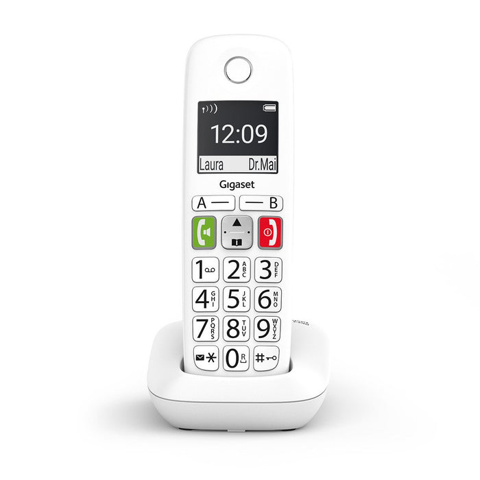 EAN 4250366856100 - Gigaset E290 teléfono Teléfono DECT/analógico Identificador de llamadas Blanco imagen 2
