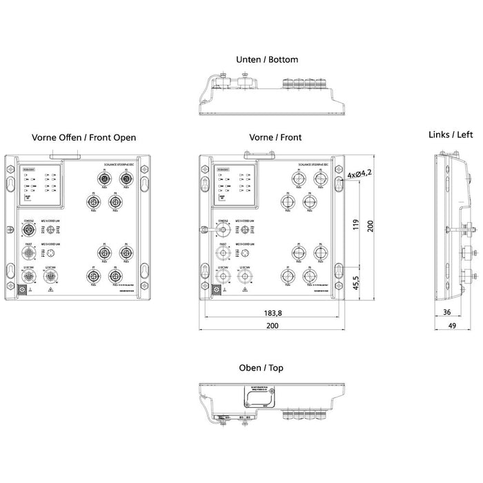 EAN 4047623144458 - Siemens 6GK5208-0UA10-5ES6 switch Gestionado imagen 4