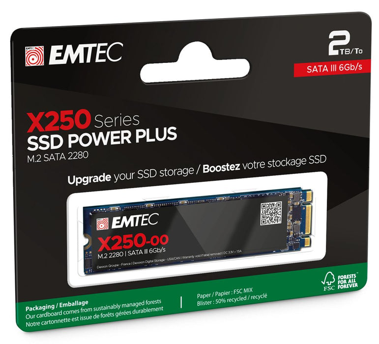 EAN 3126170173669 - Emtec X250 2 TB M.2 Serial ATA III 3D NAND imagen 3