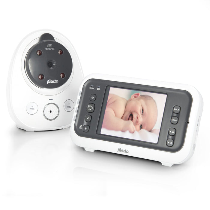 EAN 8712412580286 - Alecto DVM-77 video-monitor para bebés Antracita, Blanco imagen 1