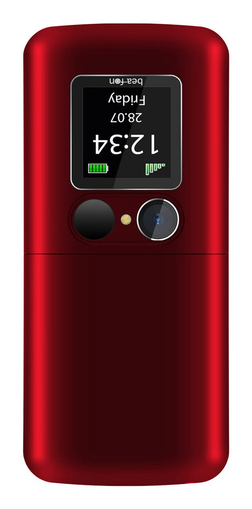 EAN 9120124823963 - Beafon FOLD 10 5,59 cm (2.2") 95 g Rojo Teléfono para personas mayores imagen 1