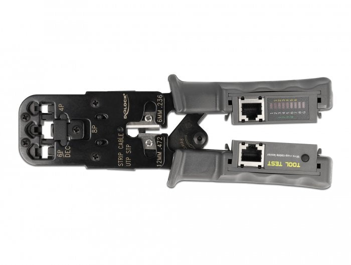 EAN 4043619905119 - DeLOCK 90511 crimpadora Herramienta combinada Negro, Gris imagen 3