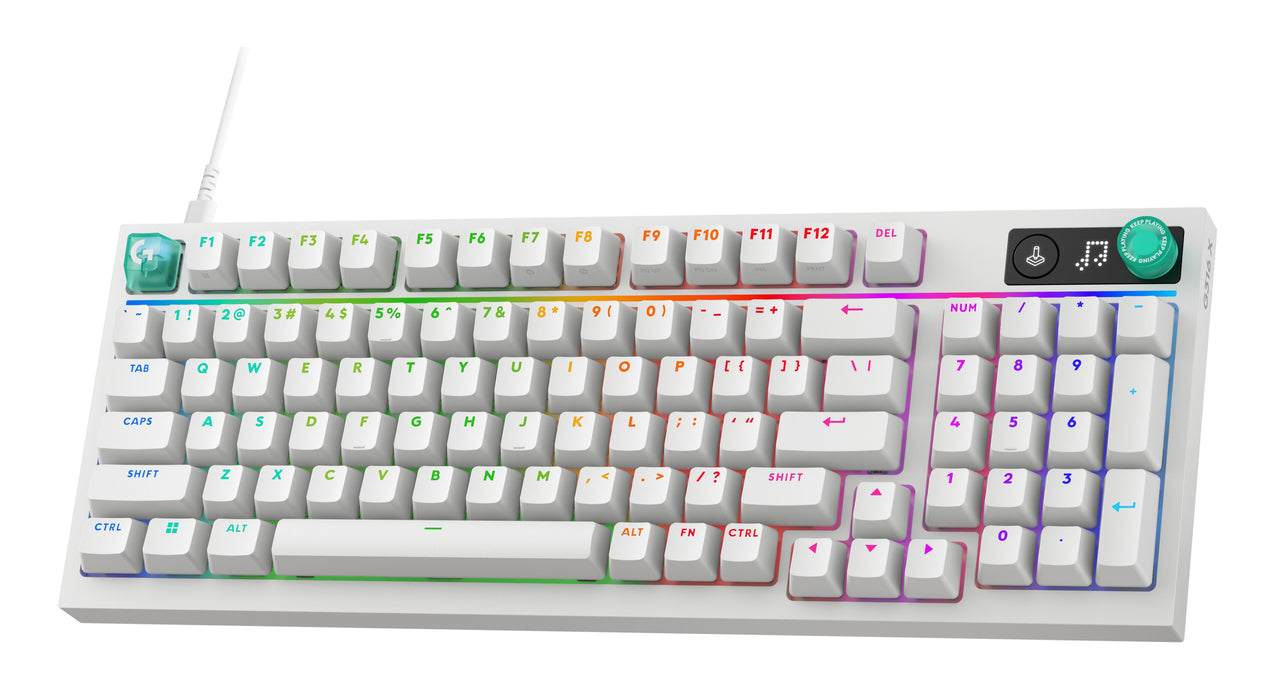 EAN 5099206137844 - Logitech G G316 X 98 teclado Juego USB QWERTY Inglés Blanco imagen 1