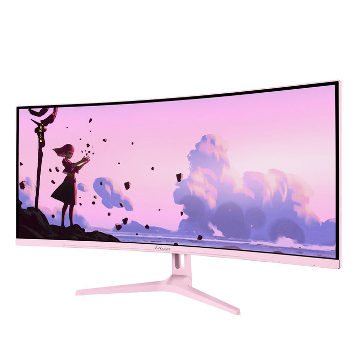 EAN 0850054766991 - Arozzi Nova 34″ Curved pantalla para PC 86,4 cm (34") 3440 x 1440 Pixeles 4K Ultra HD LED Rosa imagen 7