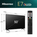 EAN 6942351402390 - Hisense 50E77NQ 127 cm (50") 4K Ultra HD Smart TV Wifi Negro 350 cd / m² imagen 2