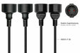 EAN 4066857002860 - Kabelmeister SK0103-S002 cable de transmisión Negro 0,2 m Enchufe tipo E+F 3 x conector C13 imagen 4