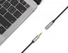 EAN 0766623356039 - Manhattan 356039 cable de audio 2 m 3,5mm Negro, Plata imagen 6