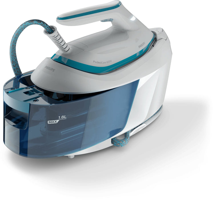 EAN 8720389015274 - Philips PSG6022/20 estación plancha al vapor 2400 W 1,8 L Suela SteamGlide Plus Azul, Blanco imagen 7