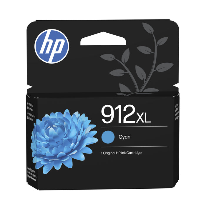 EAN 0199764686701 - HP 912XL High Yield Cyan Original Ink Cartridge cartucho de tinta 1 pieza(s) Alto rendimiento (XL) imagen 1