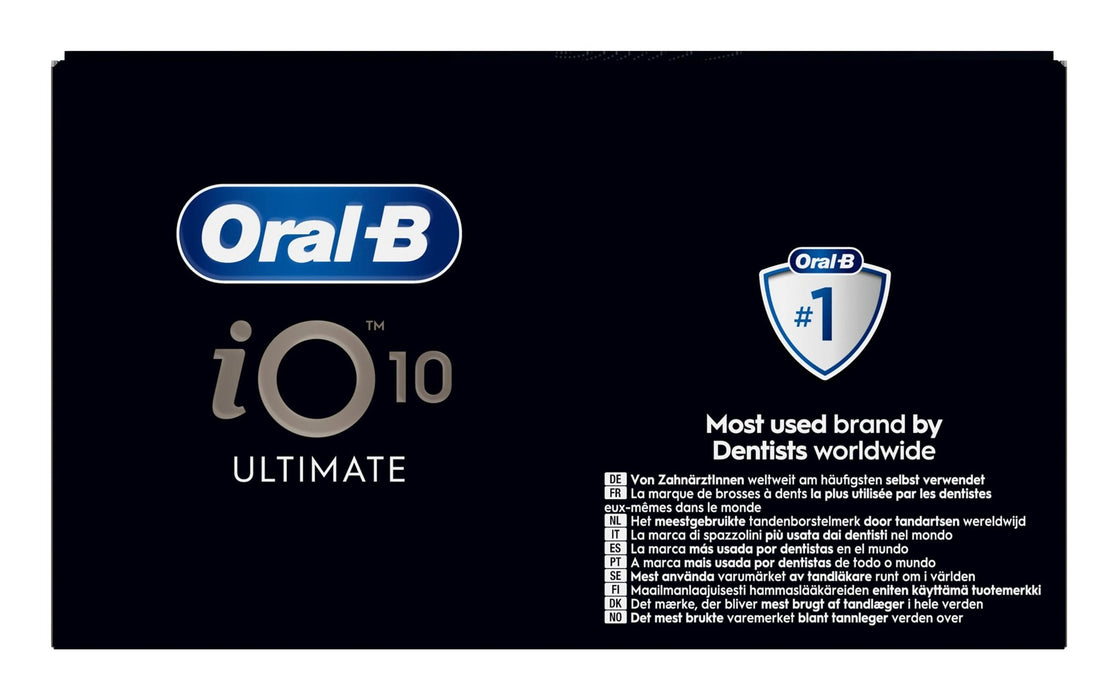 EAN 8700216996297 - Oral-B iO Series 10 17398125 cepillo eléctrico para dientes Adulto Cepillo de dientes oscilante Negro imagen 7