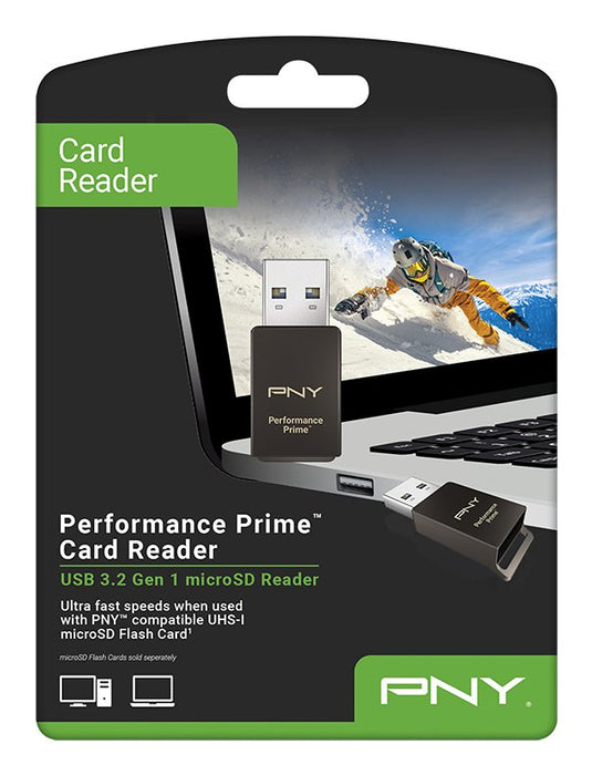 EAN 0751492792811 - PNY Performance Prime lector de tarjeta USB 3.2 Gen 1 (3.1 Gen 1) Type-A Negro imagen 7