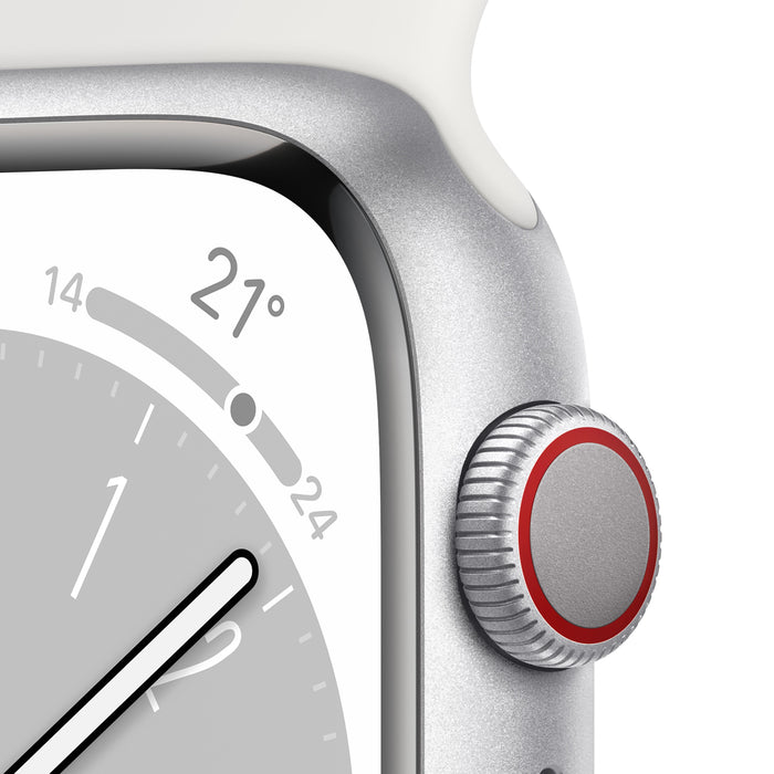 EAN 194253239635 - Apple Watch Series 8 OLED 45 mm Digital 396 x 484 Pixeles Pantalla táctil 4G Plata Wifi GPS (satélite) imagen 3