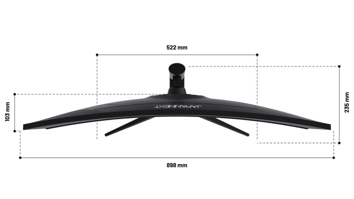 EAN 4589511171592 - JAPANNEXT JN-IPS375UWQHD+75F-C65W-HS pantalla para PC 95,2 cm (37.5") 3840 x 1600 Pixeles UltraWide Quad  imagen 4